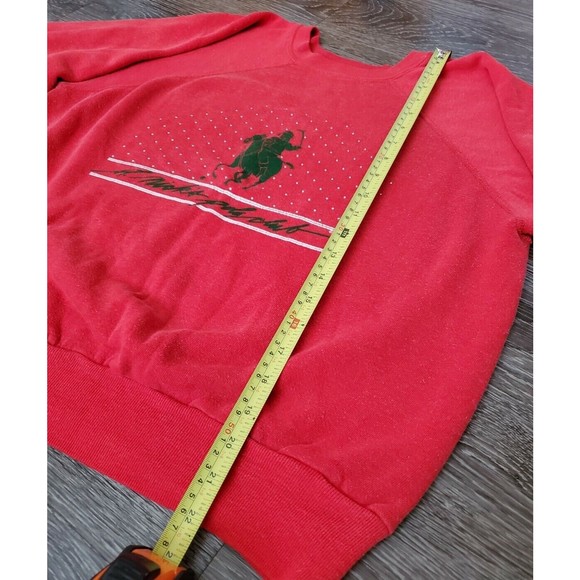 Vintage 1982 St. Nick's Polo Club Crewneck Parody Ugly Christmas Sweatshirt Sz S - Picture 6 of 12